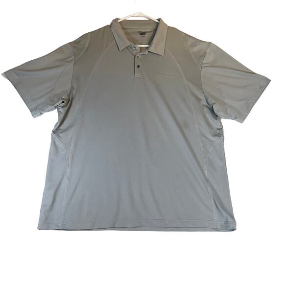 Ping Golf Polo Shirt Mens XL Lt Grey Peninsula Hotel Chicago Stretch Performance - Picture 1 of 13